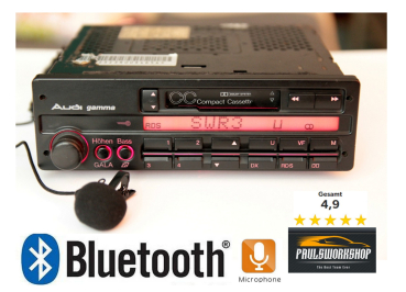 Original Audi Gamma CC Autoradio mit Bluetooth, AUX-IN & Mikrofon